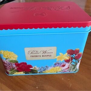 Pioneer Woman Metal Recipe Box